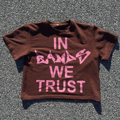 In Bands We Trust Boxy Tee